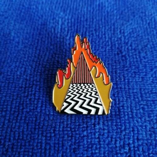 Twin Peaks Pin Dougie Jones Good Luck Charm featuring The Red Room & Mr Jackpots Hello