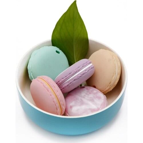 Food Grade BPA Free Silicone Biscuits Baby Teether Rodent Bead DIY Chewing Necklace Pacifier Chain Pendant Sensory Toy Accessory