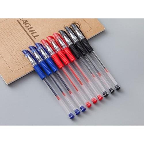 Black office business neutral signature pen carbon pen student bullet head water based pen ball point pen stationery