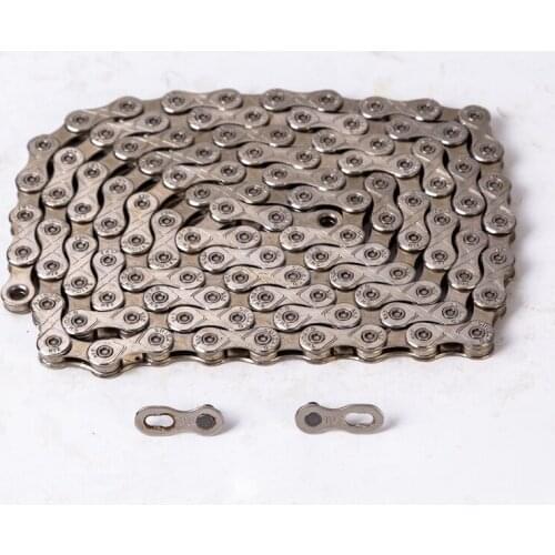 Unbranded 10 Speed Chain CN-X10 Chain 116L with Quick Release Links 10/11 Speed Freewheel Chain MTB Mountain Road Bicycle X10