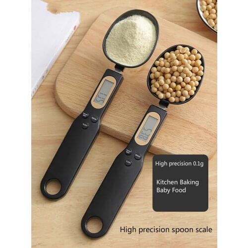 Electronic weighing spoon weighing spoon 0.1g accurate weighing rice powder milk powder coffee 1g 5g 10g measure spoon