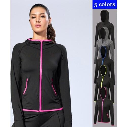 2019 Women Quick Dry Long Sleeves Top T-shirt Gym Jogging Shirt Lady Training Yoga Workout Clothing Yoga T-shirts For Women