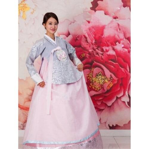 Hanbok Korean traditional costume Korean traditional female Hanbok Korean royal costume girl woman dress