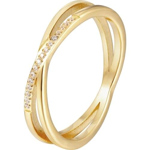 Beautiful And Exquisite Titanium Steel High Quality Women Ring With Zircon Inlaid Fashion Jewelry Love Rings Drop Shipping