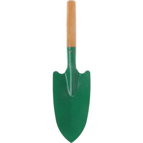 Wooden Handle Reinforced Gardening Shovel Loose Soil Planting Easy Use
