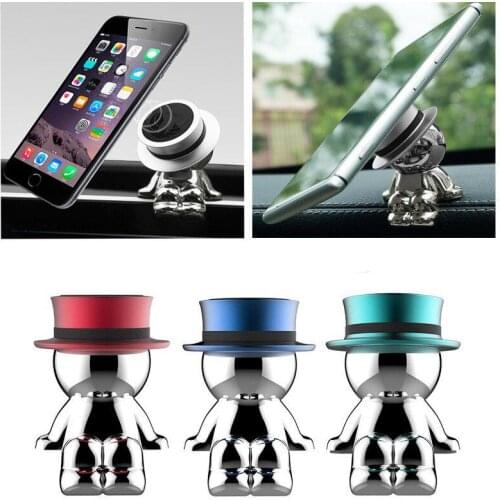 Magnetic Car Phone Holder Magnet Mount Cars Holder for Phone In Car Phone Holder Stand Car Decoration Cell Phone Holders Gifts