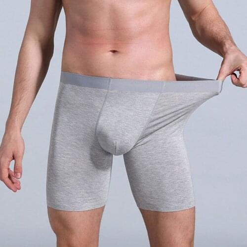 Underwear Men Long Boxers Man Boxer Shorts Mens Underpants Mens Panties Underware Cotton Boxershorts Plus Size 4xl