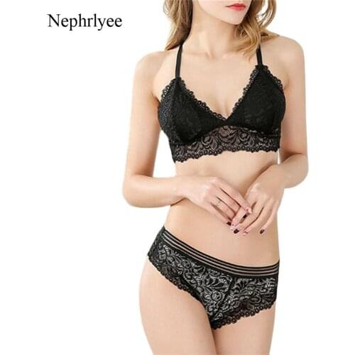2021 New Women Lace Bra Sets Seamless Underwear Sexy Padded Bralette Lingerie Ultrathin Bra & Brief Sets Female Intimates CA314
