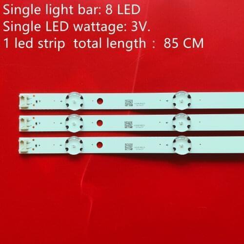 New Kit )15 PCS 8LED 850mm LED backlight strip for LG 43UH6030 43UF640 HC430DGN-SLNX1 UF64_UHD_A 43LH60FHD EAV63192501
