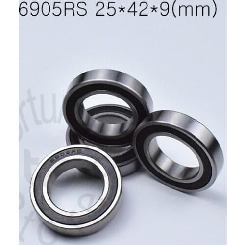 6905RS 25*42*9(mm) 1Piece bearings 6905 6905RS chrome steel bearing Rubber sealed bearing Thin wall bearing