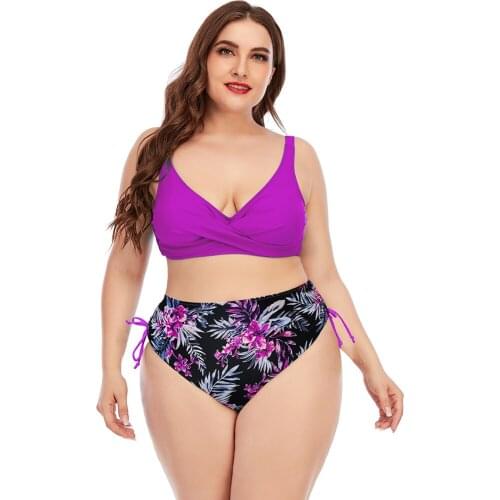 2021 European And American Split Swimsuit Split Two Piece Swimsuit