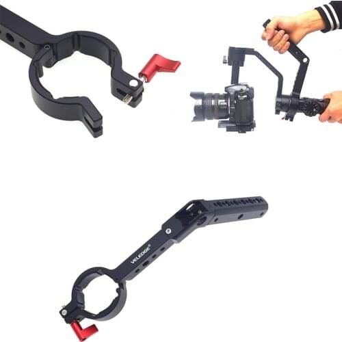 Camera Mounting Handheld Gimbal Grip Extension Arm Monitor Microphone LED Video Light for DJI Ronin S OSMO Zhiyun Crane 2