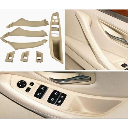 RHD Interior Inner Door Handle Panel Pull Trim Cover Kit Set Replacement For BMW 5 Series F10 F11 F18 520i 523i 525i 528i 535i