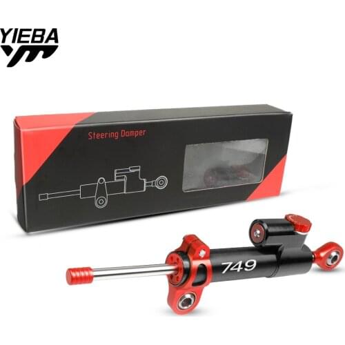 749 Motorcycle Damper Steering Stabilize Safety Control Bracket Mount kit Motorbike For DUCATI 749 With 749 LOGO 2003-2006