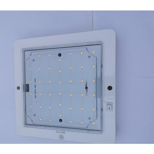 9W 12V Car Caravan LED Indoor Roof Ceiling Interior Lamp Dome Light Warm White