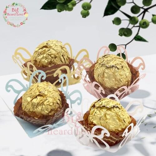 50pcs Laser Cut Butterfly Candy Bar Wedding Favor Chocolate Bar Baby Shower Party Candy Box Party Gifts and Decoration Marriage
