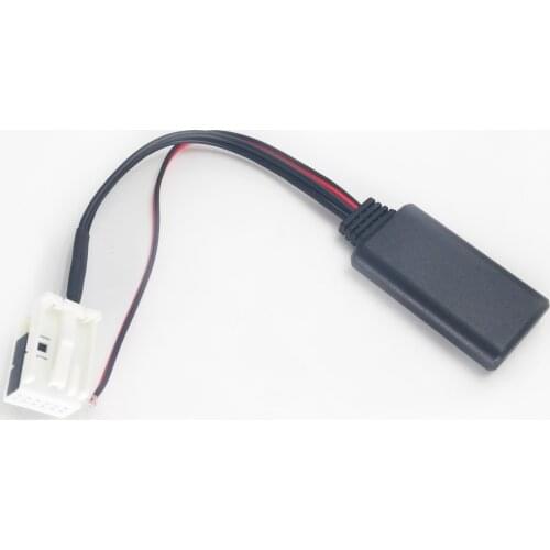 Biurlink Bluetooth 5.0 Module AUX-in Audio MP3 Music Adapter 12Pin Connector for Volkswagen Skoda