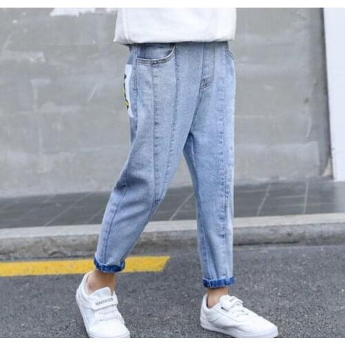 Childrens trousers boys' jeans stretch slacks 3-10 years old