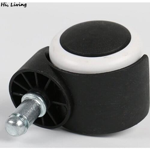 Furniture Hardware Casters Home Casters Swivel Chair Wheels Swivel Desk Casters Office Chair Silent Wheel Accessories Pulleys