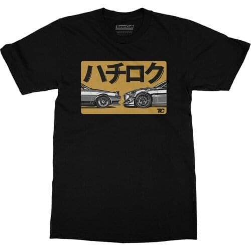 Classic Japanese Car Fans 86 Ae86 Sprinter Levin Gt Apex Jdm 2019 New T Shirt Man Cotton T-Shirt Men Clothing Tee Shirts