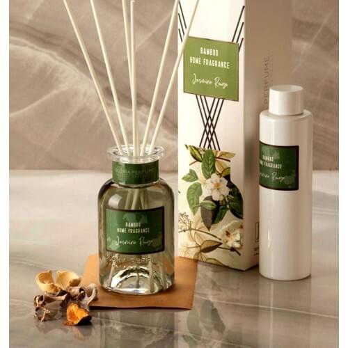 Gloria Jasmin Rouge Bamboo Striped Room Fragrance