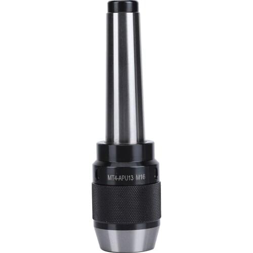 Integrated Drill Chuck High Speed Steel Impact Resistance MT4-APU16-M16/MT4-APU13-M16 Drill Chuck For Milling Machine