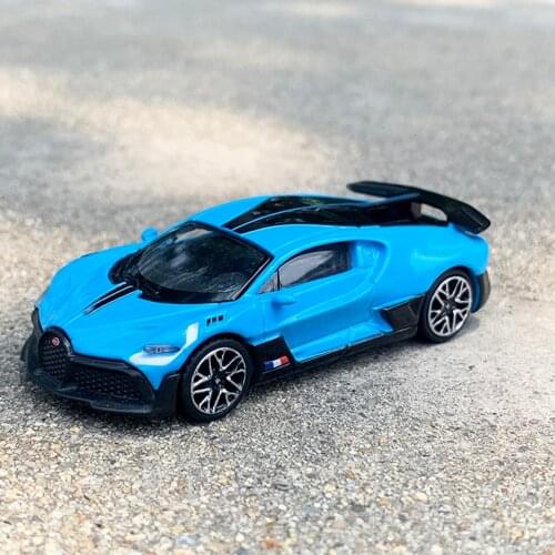 JKM 1/64 Scale Buga*tti DIVO Blue Diecast Car Model Toy Gift Collection