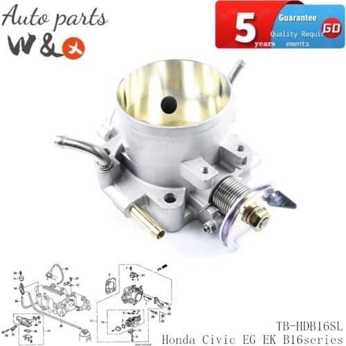 Throttle Body For Honda Civic EG EK Prelude Acura Integra Intake Manifold Throttle Valva 309-05-1050