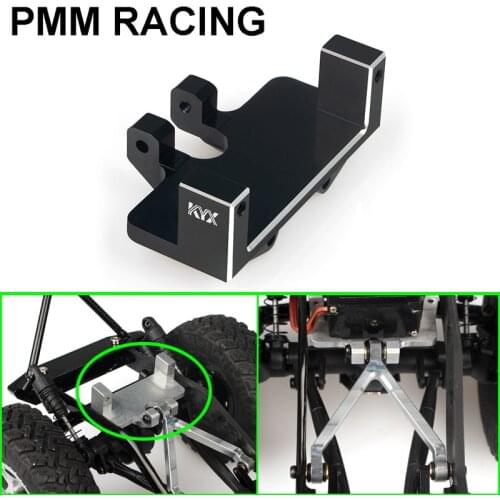 Metal Aluminum CNC Front axle Steering gear rudder machine seat For 1/24 RC Model Car Axial SCX24 Upgrade parts Accessories