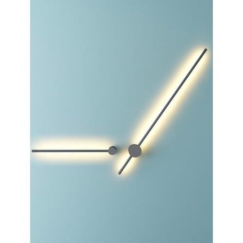 Minimalism LED Aluminum Wall Lamp Modern Decor Lighting Wall Lights for Home Nordic Corridor Dimming Living Room Cafe Wall Light