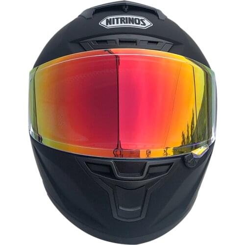 Four Seasons Motorcycle Helmet Vintage Full Face Motocross Cruiser Chopper Scooter ECE Certificate Matte Black