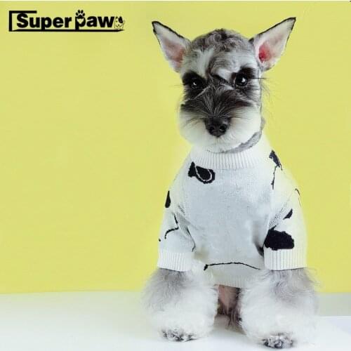New Style Pet Dog Sweater Jumper Clothes Winter Warm Hoodie Jacket Coat for Small Medium Dogs Schnauzer French Bulldog Pug EMC31