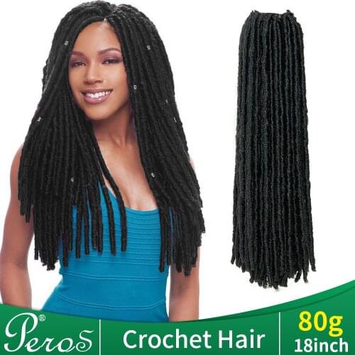 Synthetic Faux Locs Crochet Braids Hair Dreadlocks Knotless Hook Dreads Ombre Color Braiding Hair Extensions For Black Women