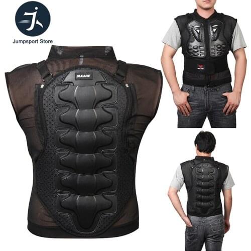 SULAITE Back Support Chest Protector Motorcycle MTB Skateboard Outdoor Sports Body Protective Cycling Skiing Protection Jackets