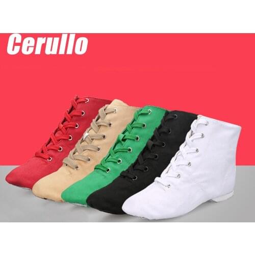 Dance shoes adult children ballet shoes flat high-top jazz boots soft bottom exercise shoes female cat claw dancing shoes B45