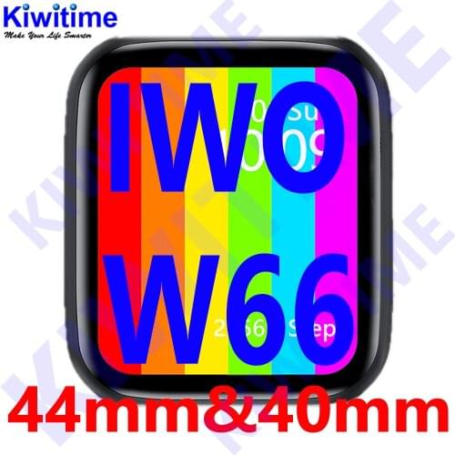KIWITIME IWO W66 Watch 6 44mm 40mm SmartWatch infinite Screen for phone Heart Rate Temperature
