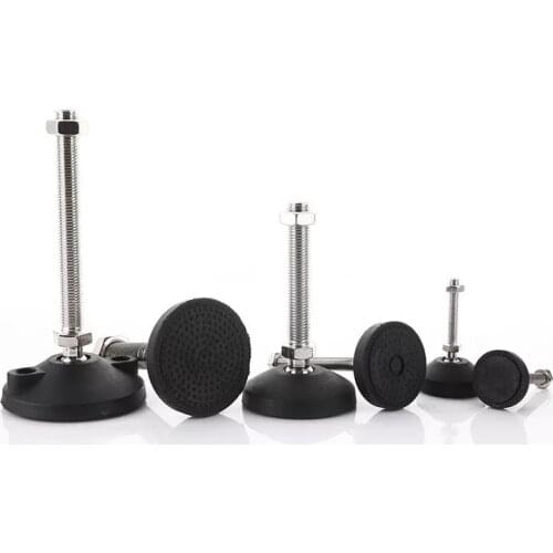 1pcs Furniture Support Leg Non-skid Pad Shockproof Adjustable Nylon Hooves Fixed Shelf Universal Office Equipment Anchor Foot