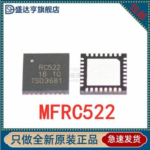 10Pcs/Lot MFRC522 RC522 QFN32 RADIO FREQUENCY CARD RFID contactless read-write chip
