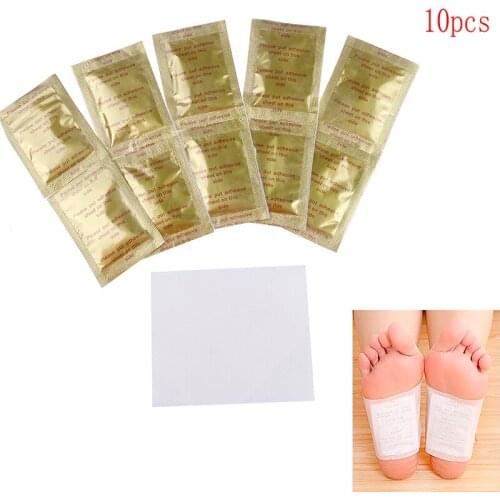 20pcs (10 foot pads + 10 adhesive sheets) Cleansing Detox Foot Pad Herbal Patch Detoxify Toxins Adhesive Keeping Fit Health Care