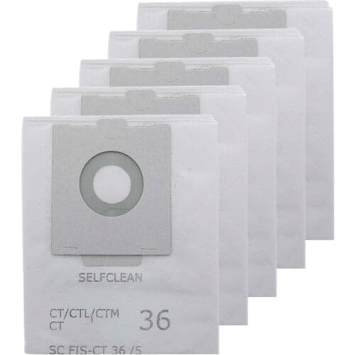 5PCS Vacuum Cleaner Dust Filter Bag for Festool CT36E Vacuum Cleaner Accessories