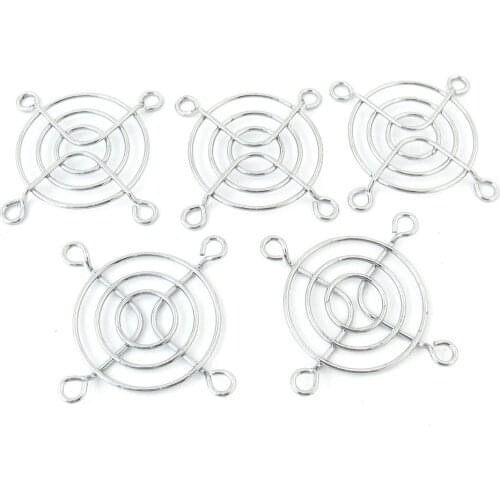 PROMOTION! 5 pcs 4cm Diameter Axial DC Fan Grill Metal PC Finger Guard Protector