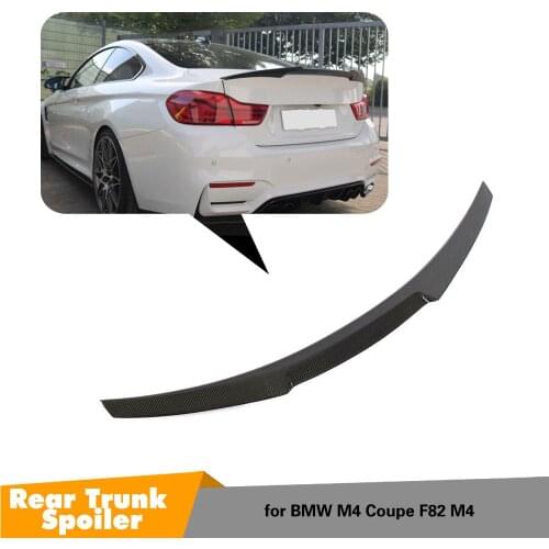 Carbon fiber rear Trunk spoile For BMW M4 Coupe F82 M4 Spoiler Carbon Rear Trunk Wings 2014 - UP