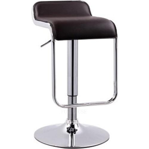 Stainless Steel Bar Stools Modern Furniture Round Lifting Rotation Bar Stool Dining Chair Counter Commercial Office Stool