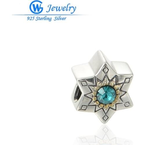 New Wholesale Free Shipping Bead Charm Blue Rhinestone Beads Fits Women Bracelet & Necklace Collar GW Fashion Jewelry X342H30