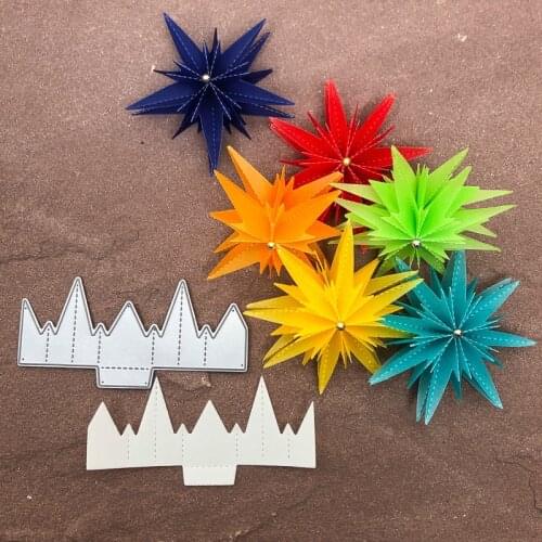 CH 2021 New Arrival Star Flowers Metal Cutting Dies Embossing Scrapbooking Stencil Craft Cut Dies For DIY Card Handmade