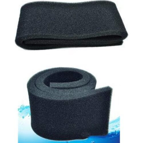 Black Biochemical Cotton Filter Foam Sponge For Aquarium Fish Tank Pond 50*12*2cm