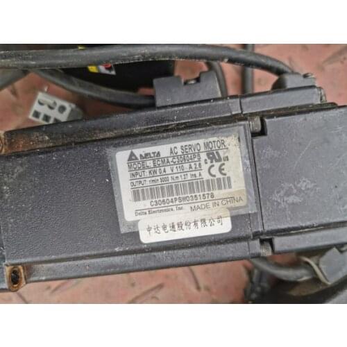 ECMA-C30604PS 400w servo motor , used one , 90% appearance new , test goods , free shipping