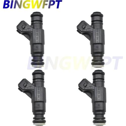 4pcs Fuel Injector Nozzle 0280156061 06A906031BA For VW Golf J-etta Beetle For Audi TT Quattro Passat 2000-2006 4cyl 1.8L