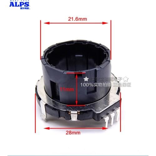 Incremental EC28A1550401 30 bit 15 pulse code switch Japanese ALPS hollow encoder