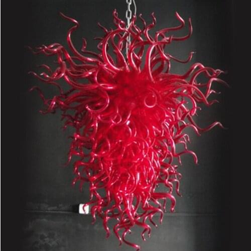 Italian Designer Glass Pendant Lamps Mouth Blown Glass With 110v-240v LED Bulbs